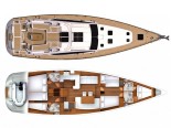 Jeanneau 57 - a luxury sailing boat for charter in Croatia