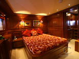 VIP cabin on Navetta 30 Custom Line a luxury charter yacht in Croatia