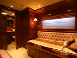 Twin cabin on Navetta 30 Custom Line a luxury charter yacht in Croatia 