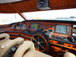 Cockpit on Navetta 30 Custom Line a luxury charter yacht in Croatia 